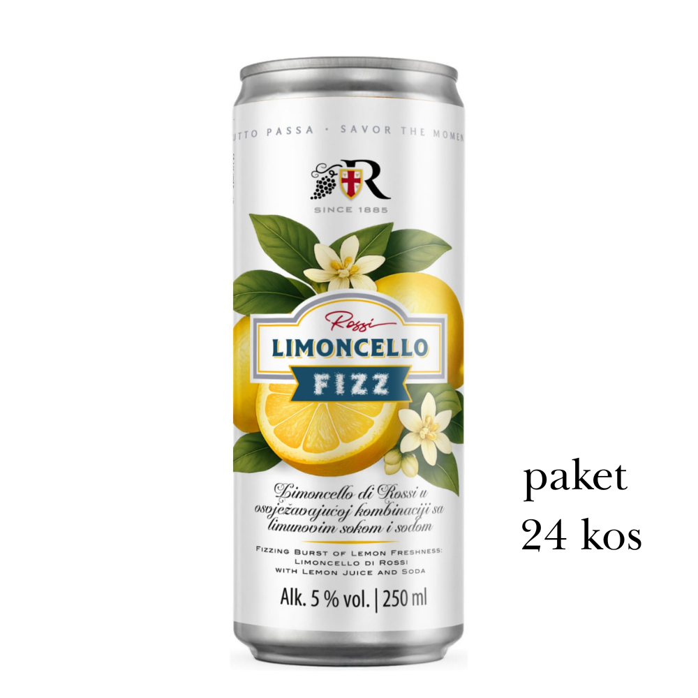 Rossi Limoncello Fizz 24x250ml