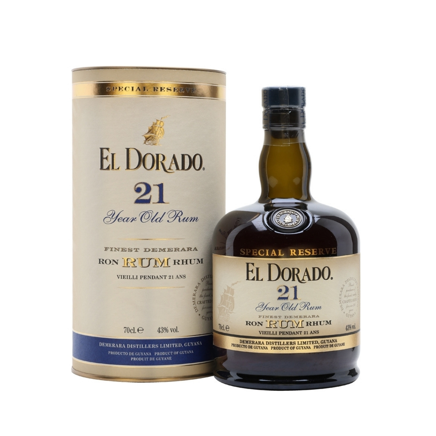 Rum El Dorado 21YO Finest Demerara