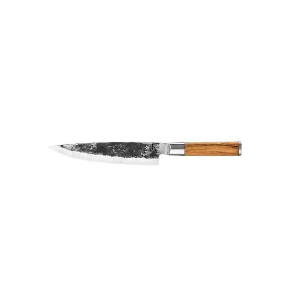 Japonski šefov nož, Chef´s knife, olive wood