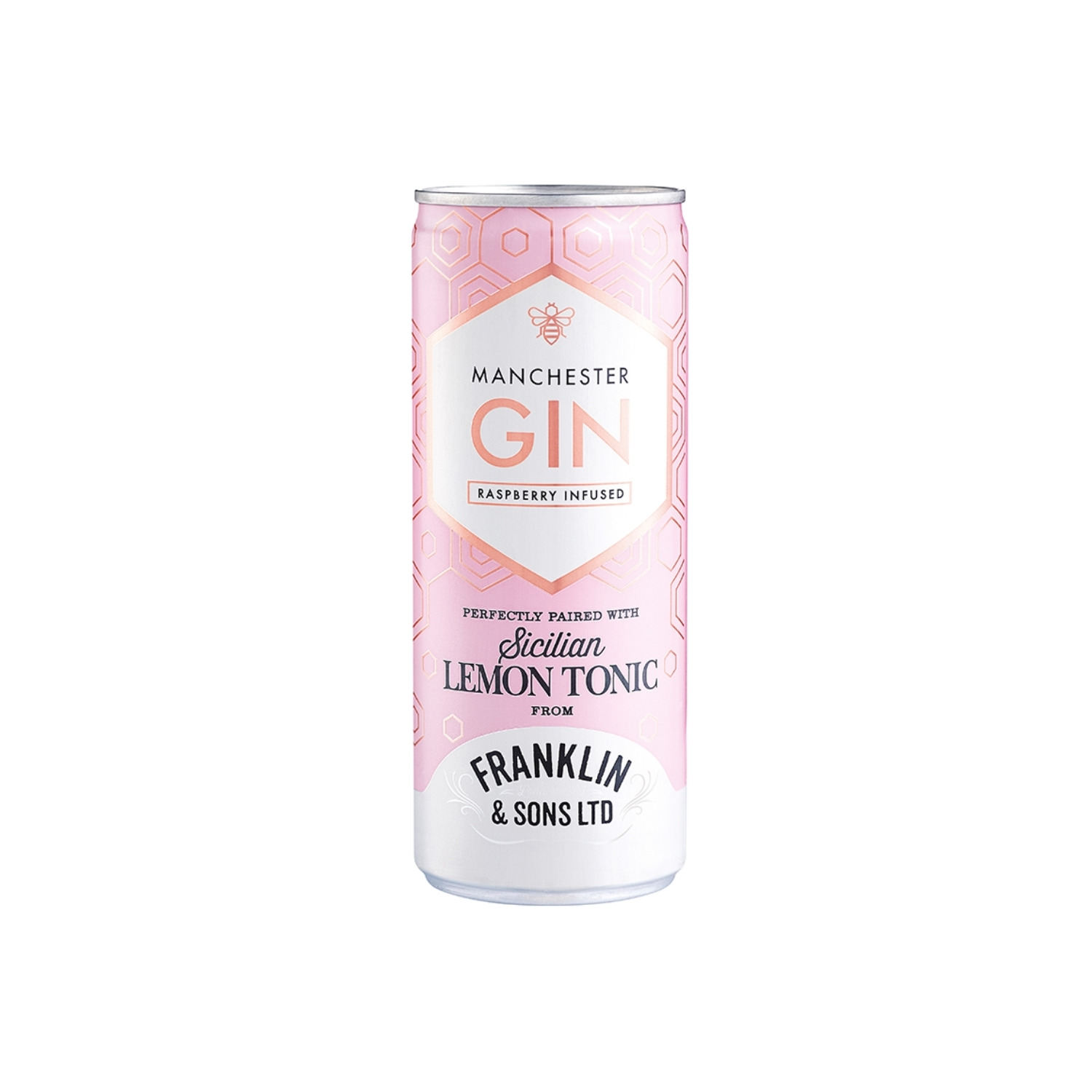 Franklin Indian Tonic & Manchester Pink Gin  0,250L ploč.