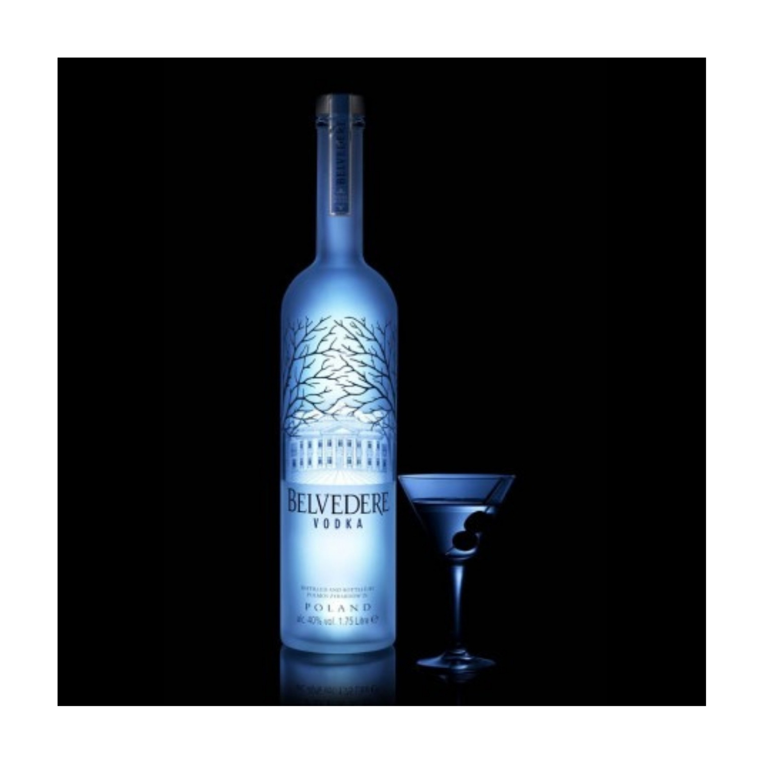 Vodka Luminous BELVEDERE LED 0,7l
