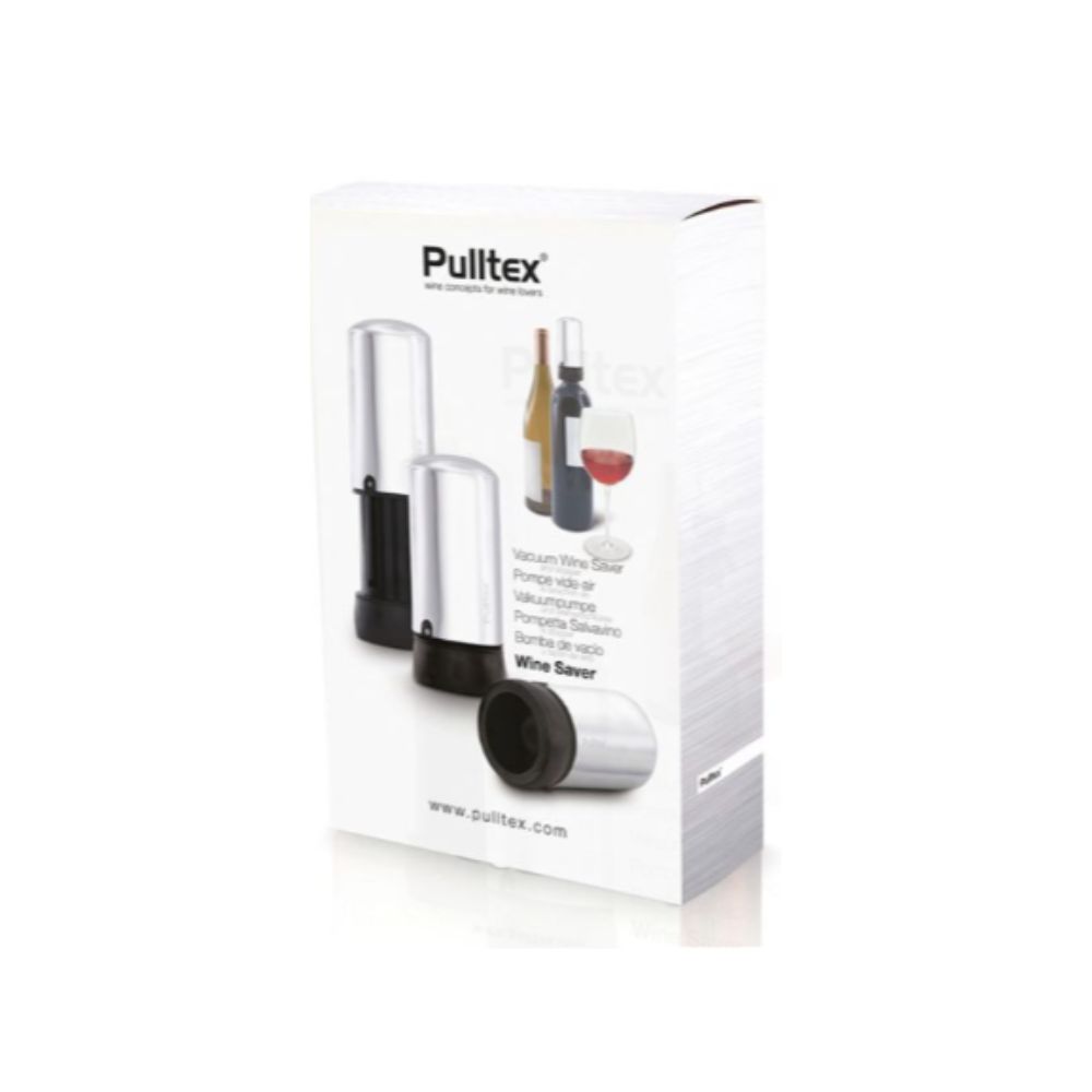 Pulltex Vacuum Wine Saver and Stopper Inox