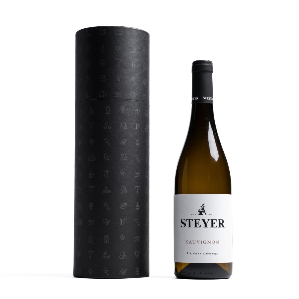 Sauvignon Steyer v darilnem tulcu