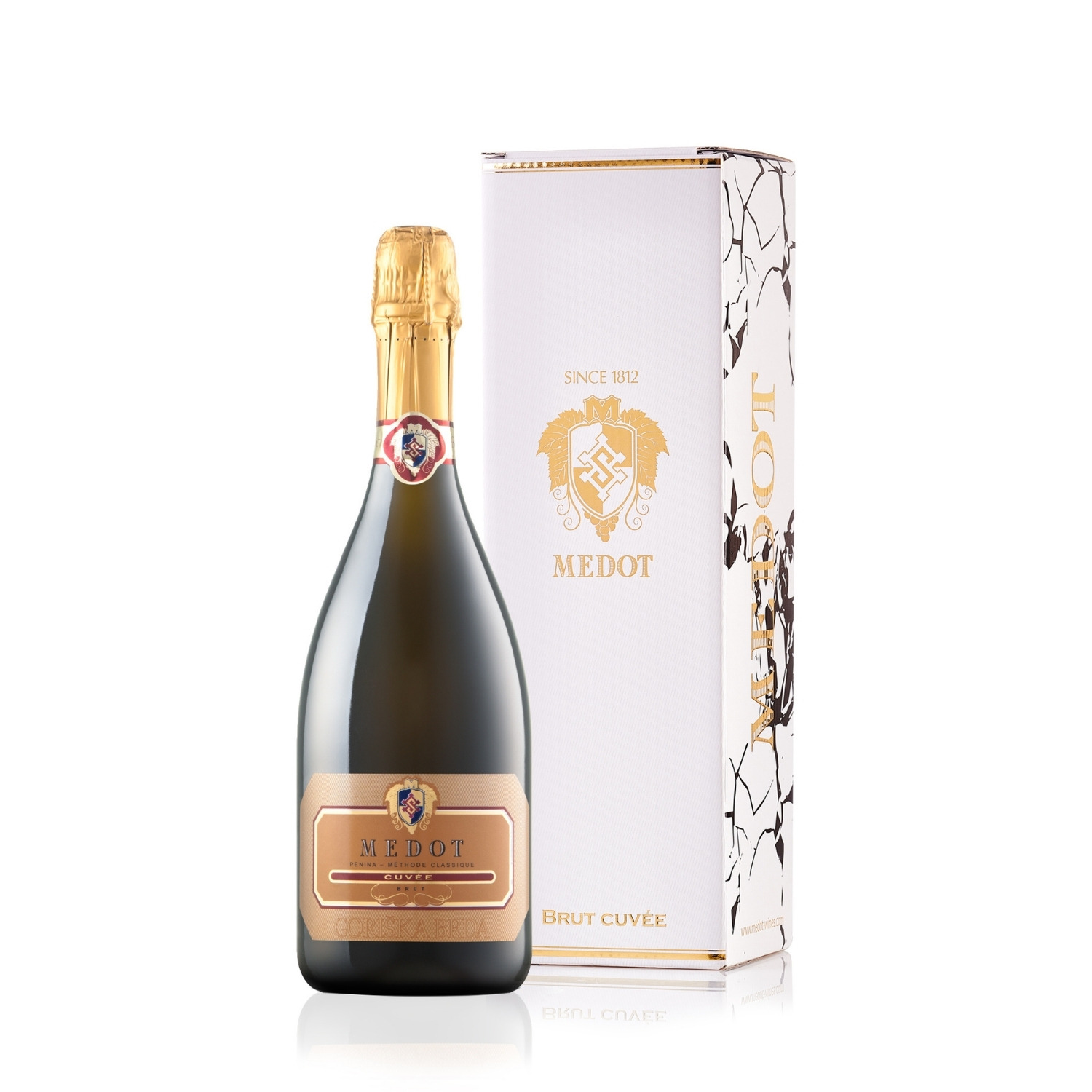 Penina Medot Extra Brut v darilnem kartonu Penina Medot Extra Brut v darilnem kartonu