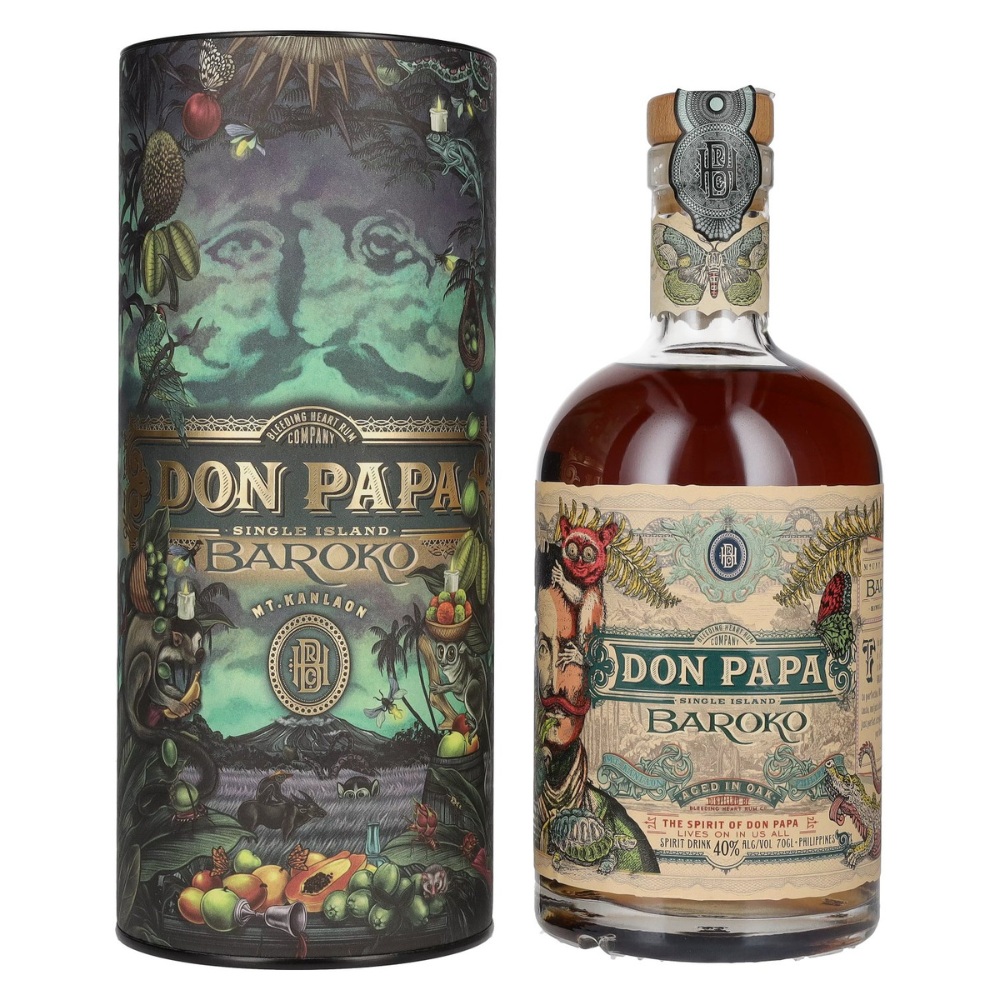 Don Papa Baroko Rum 70cl Boxed