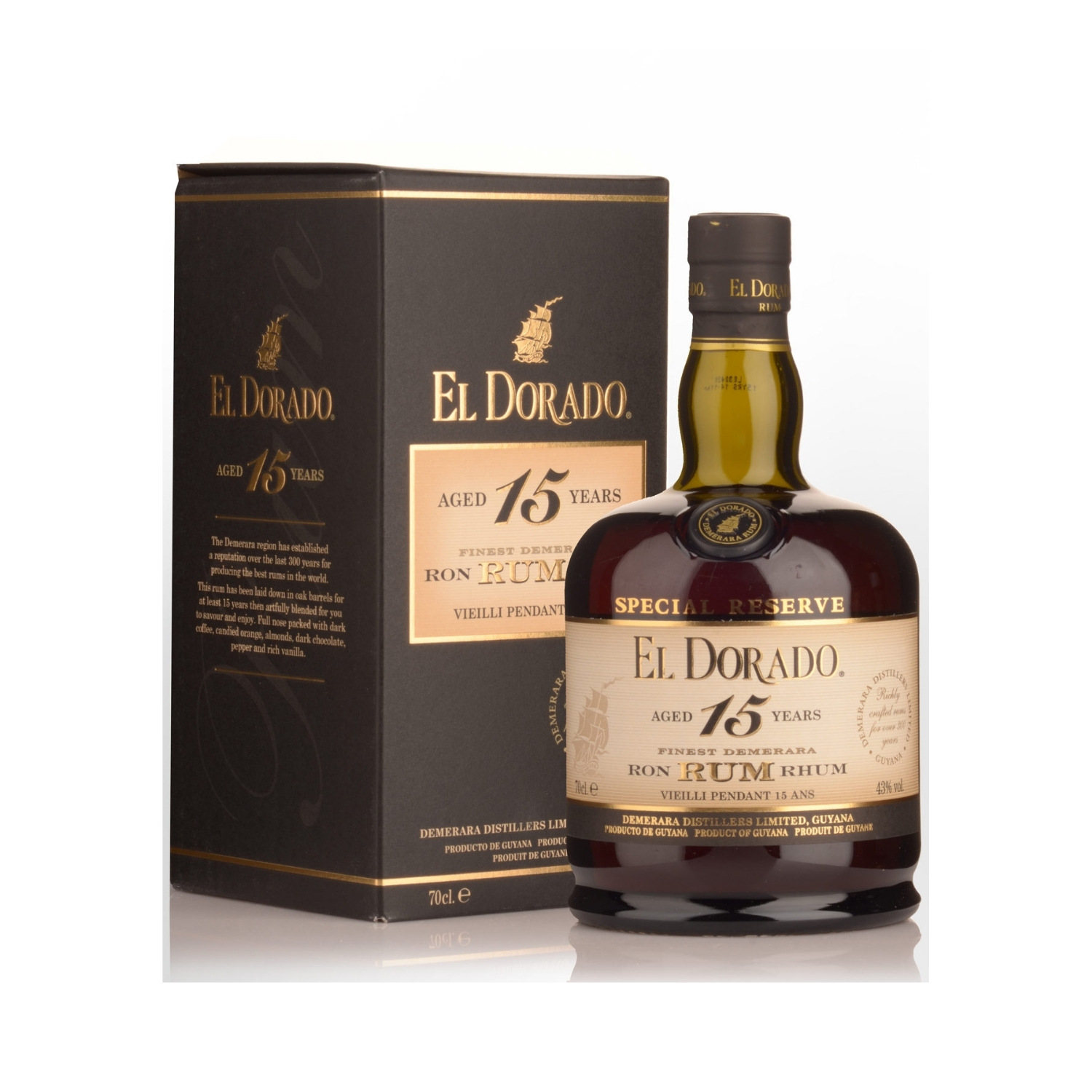 Rum El Dorado 15YO Finest Demerara