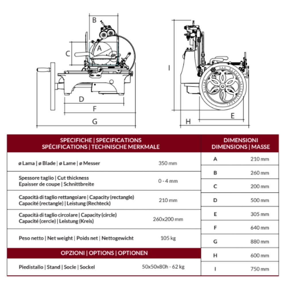 Berkel rezalnik Volano Flywheel L16 red