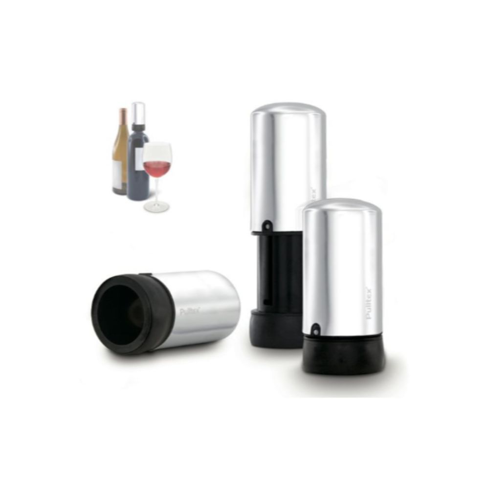 Pulltex Vacuum Wine Saver and Stopper Inox