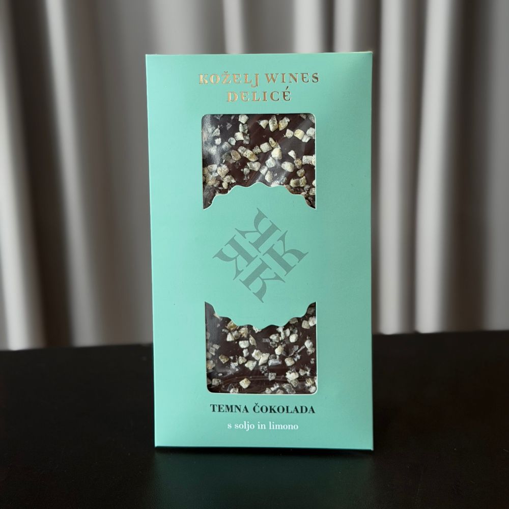 Temna čokolada s soljo in limono, 80g