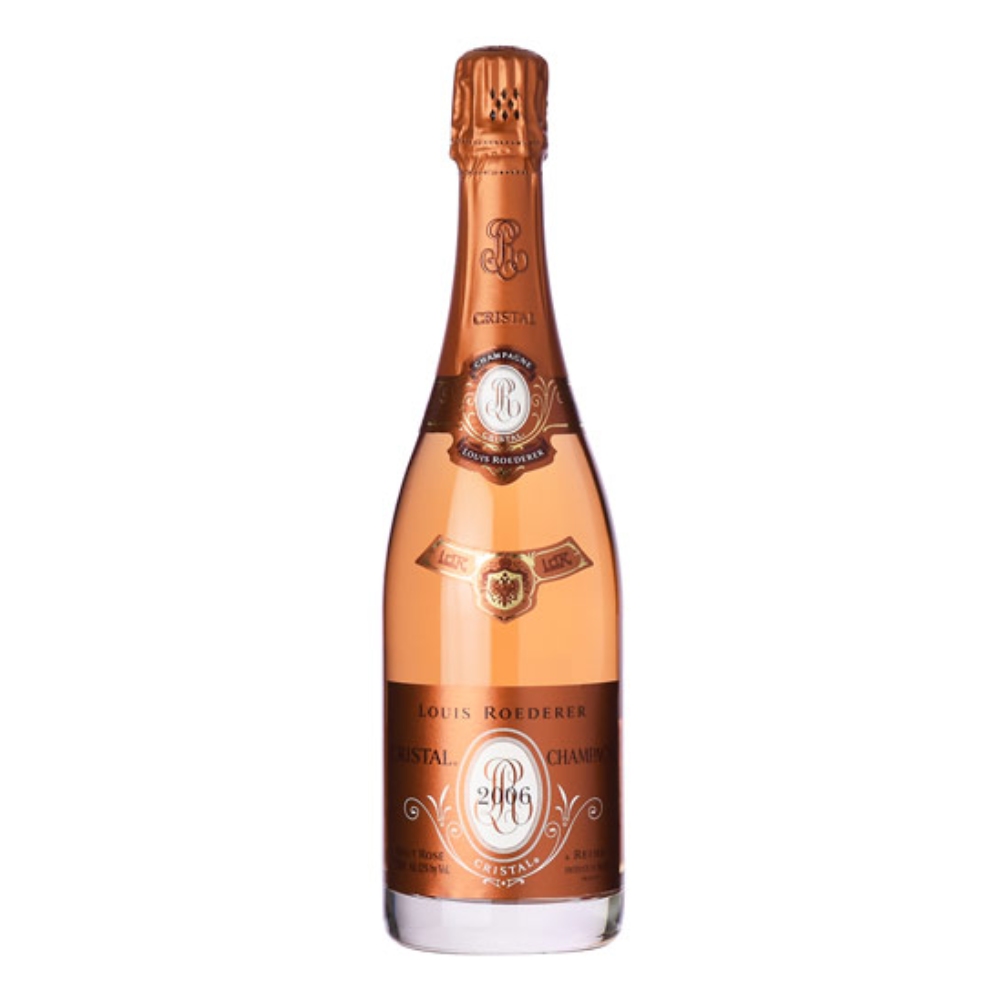 Champagne Cristal Brut Rose 2006 Gift Box