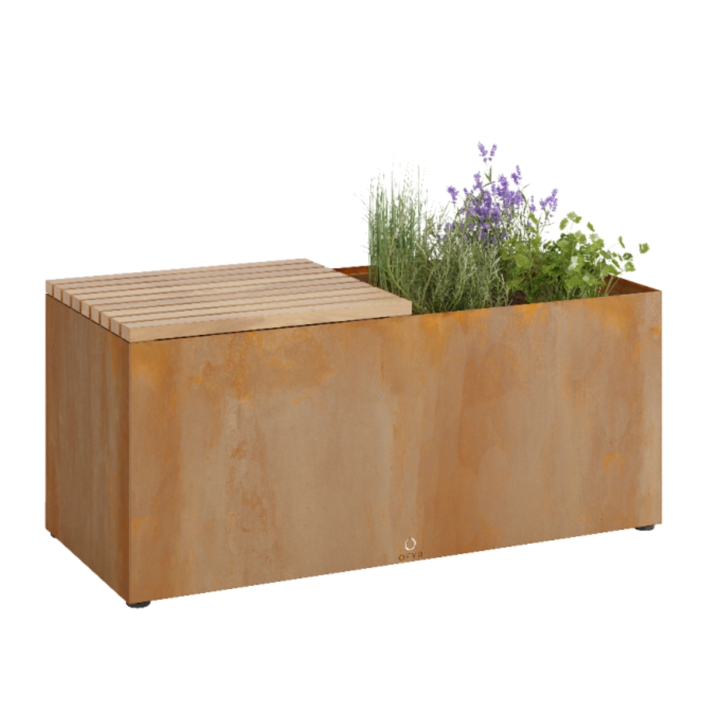 OFYR HERB GARDEN BENCH CORTEN