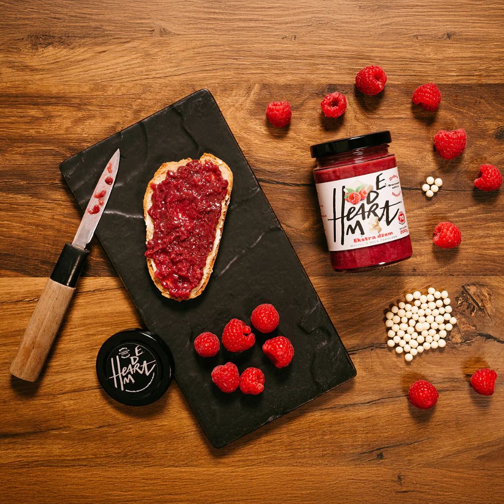 Ekstra džem Malina & Bela čokolada 212 ml