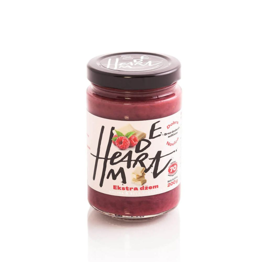 Ekstra džem Malina & Bela čokolada 212 ml