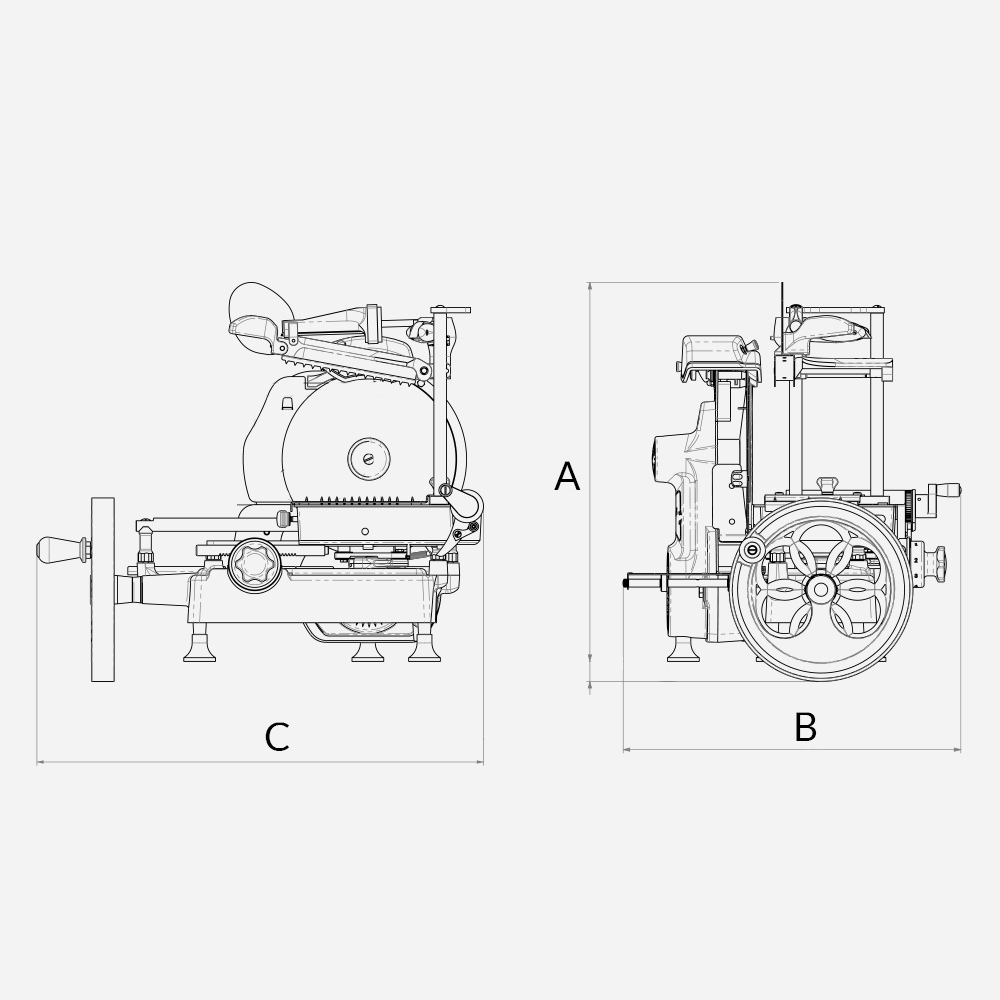 Berkel rezalnik Volano Flywheel B2 BLACK