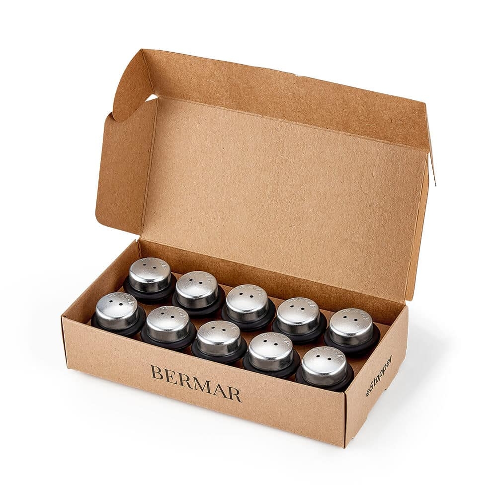 BERMAR 1 Box of 10 still Wine stoppers