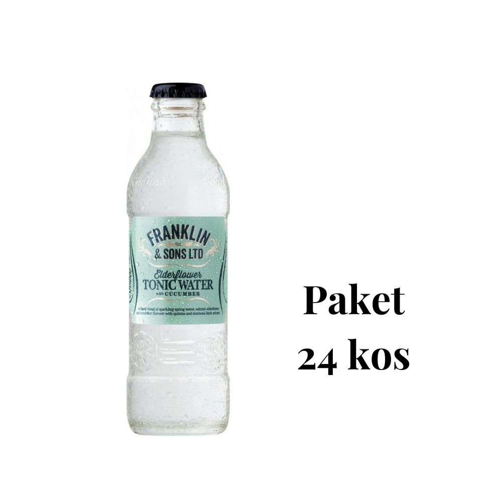 Franklin Elderflower & Cucumber Tonic 24X0,2L