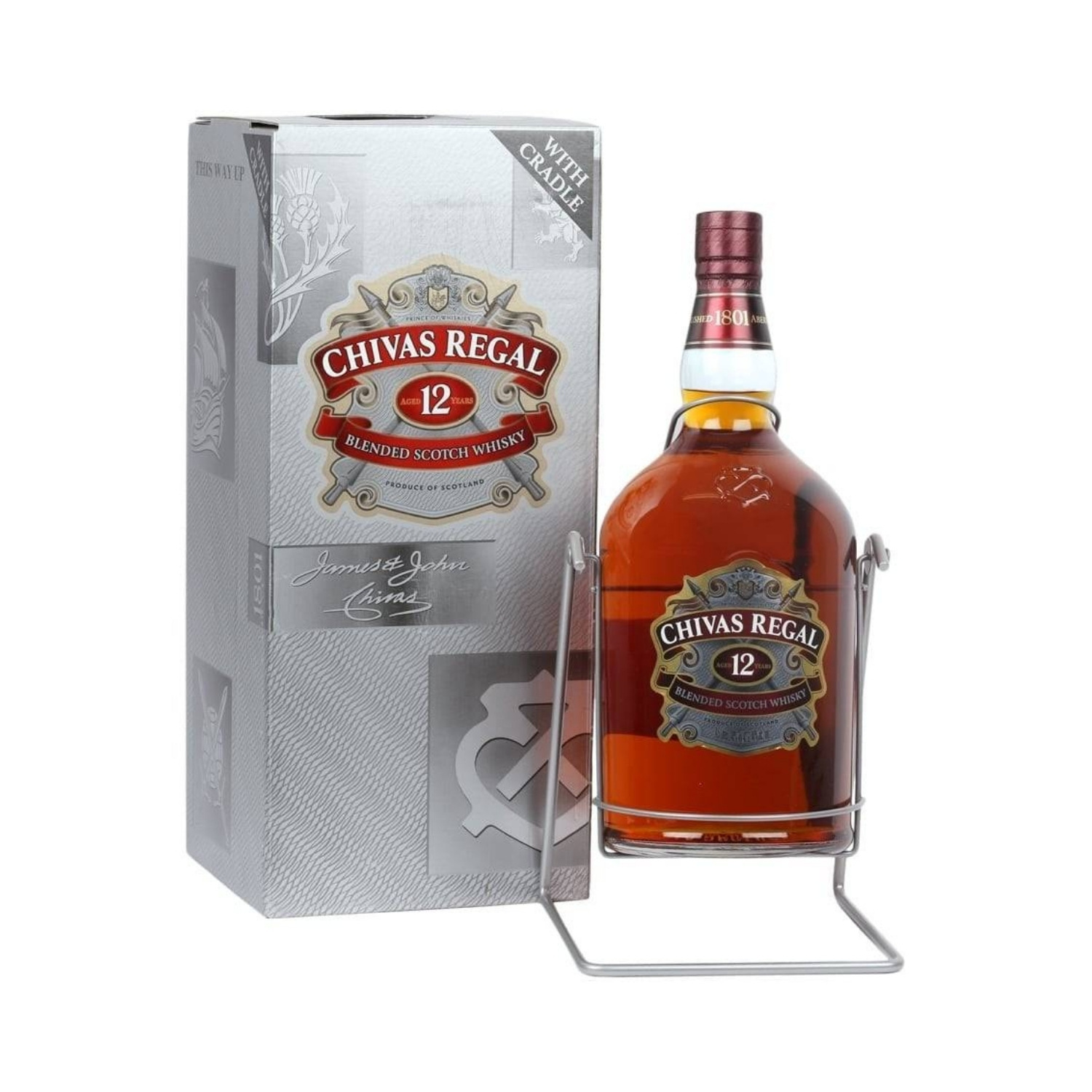 Whiskey Chivas Regal 12 YO 4,5l Cradle