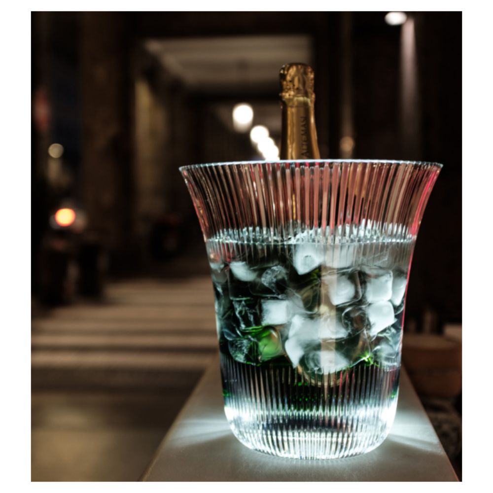 Italesse Plaza bucket clear + LED base