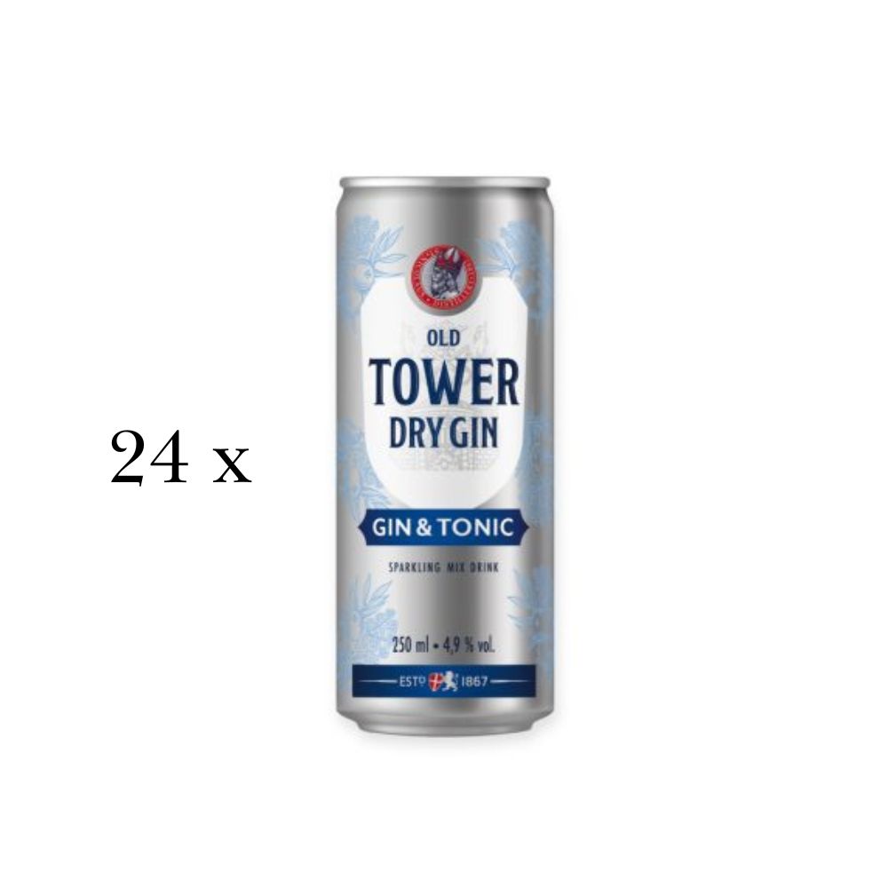 OLD TOWER GIN & TONIC 24x250ml