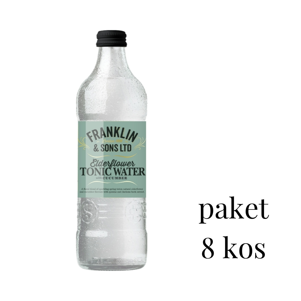 Franklin Elderflower & Cucumber Tonic 8x0,5l