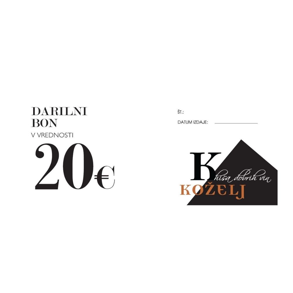 Darilni bon v vrednosti 20€