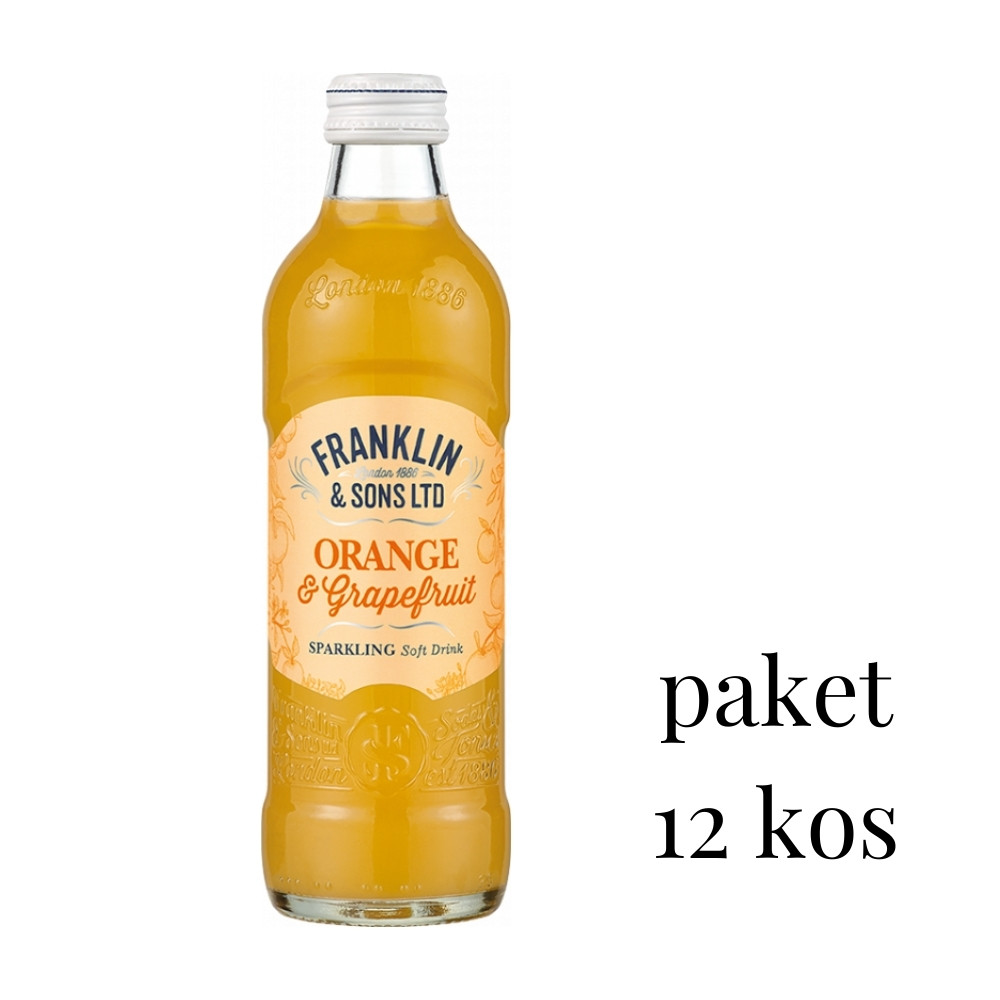 Franklin Orange & Grapefruit 12x0,25l Franklin Orange & Grapefruit 12x0,25l