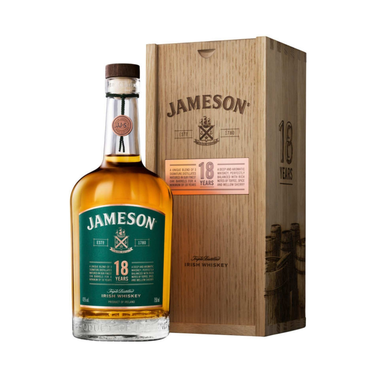 Whiskey JAMESON 18 YO BOX