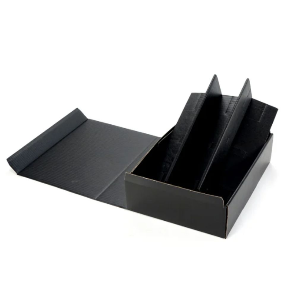 Darilni karton 3 stk. STRUKTURA VITA BLACK