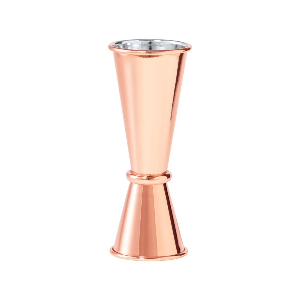 Koktejl merica, cocktail jigger rose gold